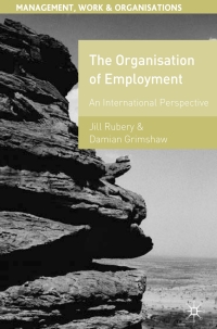 Cover image: The Organisation of Employment 1st edition 9780333802366