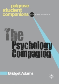 Imagen de portada: The Psychology Companion 1st edition 9780230008182
