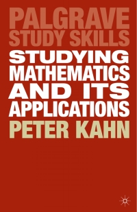 Imagen de portada: Studying Mathematics and its Applications 1st edition 9780333922798