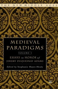 Omslagafbeelding: Medieval Paradigms: Volume I 9781349734979