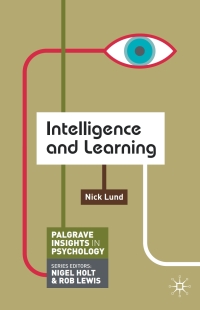 Imagen de portada: Intelligence and Learning 1st edition 9780230249448