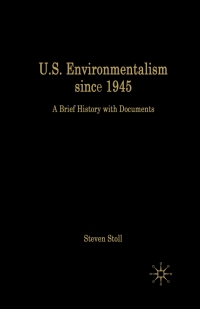 Immagine di copertina: U.S. Environmentalism since 1945 9781349736010