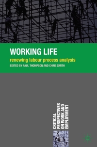 صورة الغلاف: Working Life 1st edition 9780230222236
