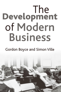 Cover image: The Development of Modern Business 1st edition 9780333598788