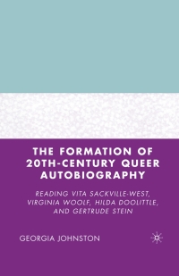 Cover image: The Formation of 20th-Century Queer Autobiography 9781403976185