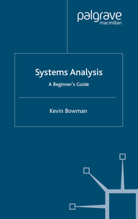 صورة الغلاف: Systems Analysis 9780333986301