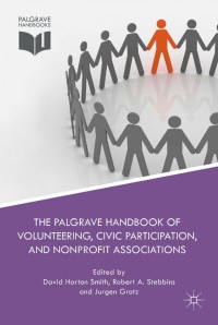 Omslagafbeelding: The Palgrave Handbook of Volunteering, Civic Participation, and Nonprofit Associations 9781137263162