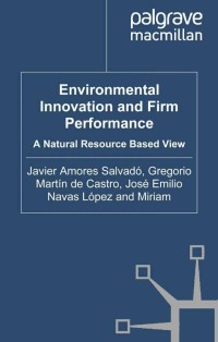 Imagen de portada: Environmental Innovation and Firm Performance 9780230363472