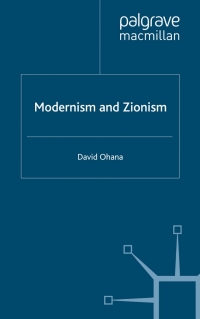 Cover image: Modernism and Zionism 9780230290112