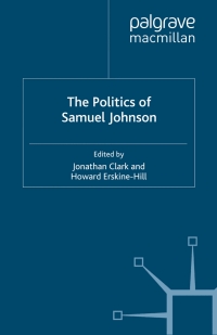 Cover image: The Politics of Samuel Johnson 9780230355996