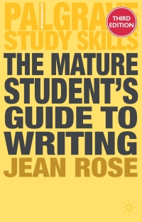 Imagen de portada: The Mature Student's Guide to Writing 3rd edition 9780230297876