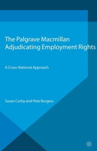 Cover image: Adjudicating Employment Rights 9781137269195