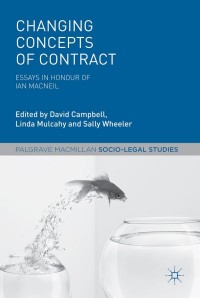 صورة الغلاف: Changing Concepts of Contract 9781137269263