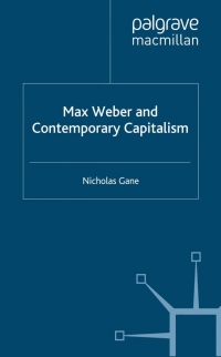 Cover image: Max Weber and Contemporary Capitalism 9780230242036