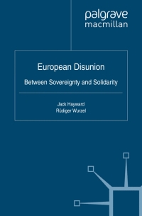 Cover image: European Disunion 9780230367739