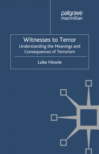 Imagen de portada: Witnesses to Terror 9780230299757