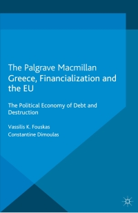 Imagen de portada: Greece, Financialization and the EU 9781137273444