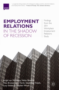 Imagen de portada: Employment Relations in the Shadow of Recession 1st edition 9781137275769