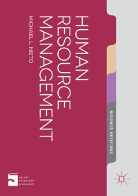 Cover image: Human Resource Management 1st edition 9781137282279