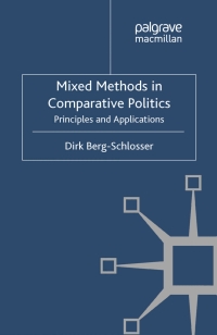 Titelbild: Mixed Methods in Comparative Politics 9780230361775