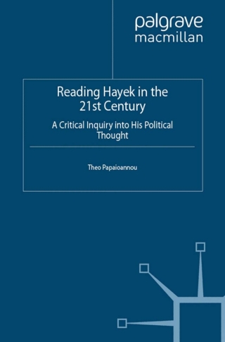 Imagen de portada: Reading Hayek in the 21st  Century 9780230301627