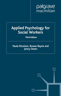 صورة الغلاف: Applied Psychology for Social Workers 3rd edition 9781403945662