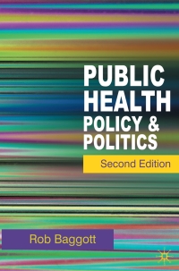 Imagen de portada: Public Health 2nd edition 9780230537934
