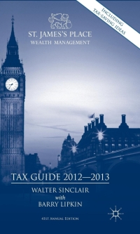 Omslagafbeelding: St. James's Place Tax Guide 2012-2013 41st edition 9780230280021