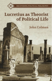 Titelbild: Lucretius as Theorist of Political Life 9781137292315