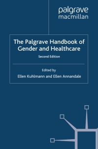 表紙画像: The Palgrave Handbook of Gender and Healthcare 2nd edition 9781137015143