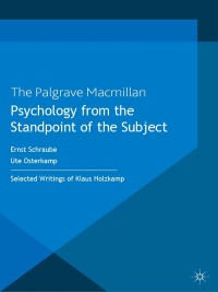 Cover image: Psychology from the Standpoint of the Subject 9780230577671