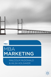 Cover image: MBA Marketing 1st edition 9781137300294