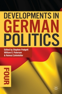 Cover image: Developments in German Politics 4 4th edition 9781137301628