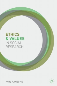 Cover image: Ethics and Values in Social Research 1st edition 9780230202214