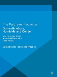 Cover image: Domestic Abuse, Homicide and Gender 9781137307415