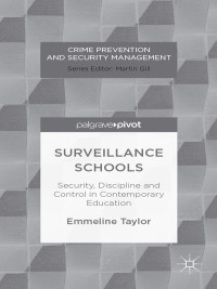 Cover image: Surveillance Schools 9781137308856