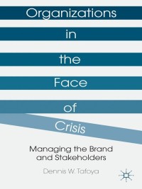 Omslagafbeelding: Organizations in the Face of Crisis 9781349455294