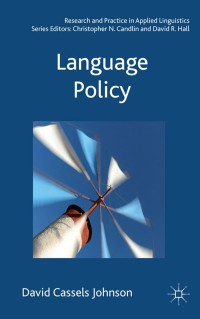 Imagen de portada: Language Policy 9780230251694
