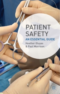 Cover image: Patient Safety 1st edition 9780230354968