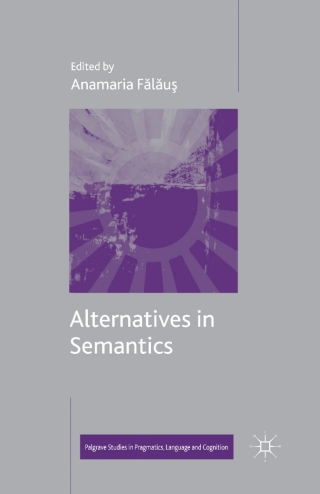 Cover image: Alternatives in Semantics 9780230314344