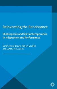 Cover image: Reinventing the Renaissance 9780230313859
