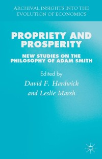 Titelbild: Propriety and Prosperity 9781137320681