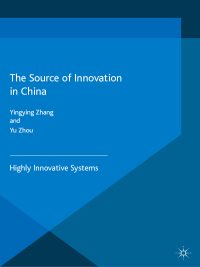 Cover image: The Source of Innovation in China 9781137335050