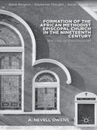 صورة الغلاف: Formation of the African Methodist Episcopal Church in the Nineteenth Century 9781137344809