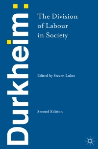 Imagen de portada: Durkheim: The Division of Labour in Society 2nd edition 9781137031822