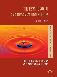 Cover image: The Psychosocial and Organization Studies 9781137347848
