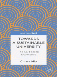 Cover image: Towards a Sustainable University 9781137351920