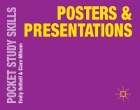صورة الغلاف: Posters and Presentations 1st edition 9781352004762