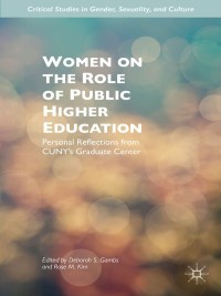 Imagen de portada: Women on the Role of Public Higher Education 9781137360687