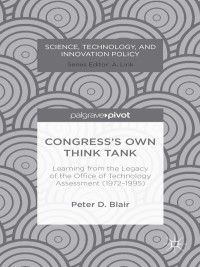 Omslagafbeelding: Congress’s Own Think Tank 9781137360892